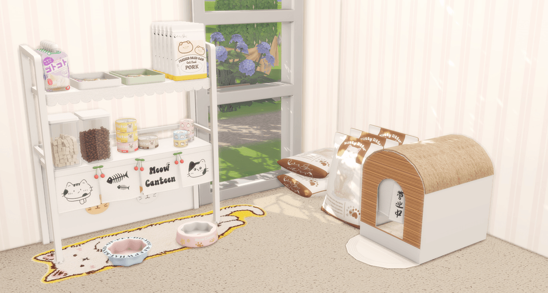 Галерея мода Станция для кормления Meow Canteen Set #1